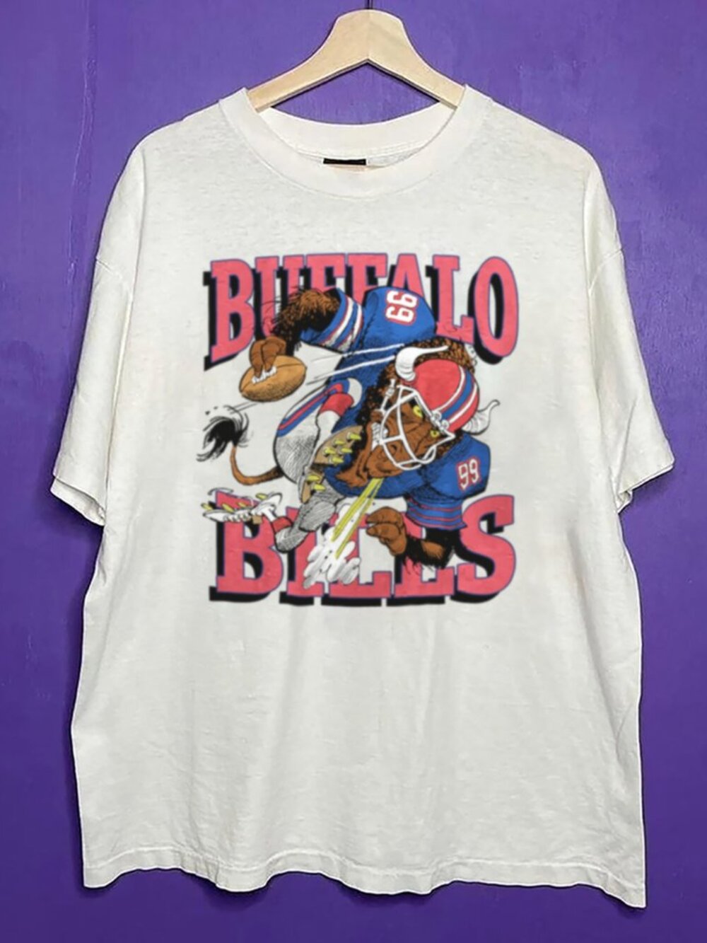 Vintage Buffalo Bills Mascot Football Shirt, Buffalo Bills Men Women Shirt Tee